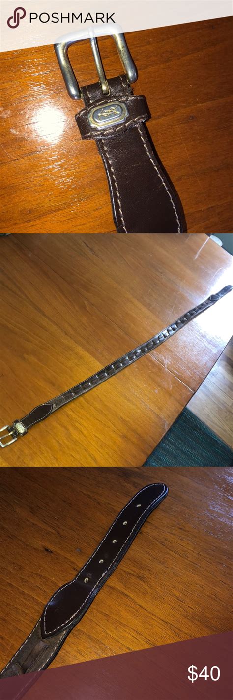 real ysl belt|YSL belt used.